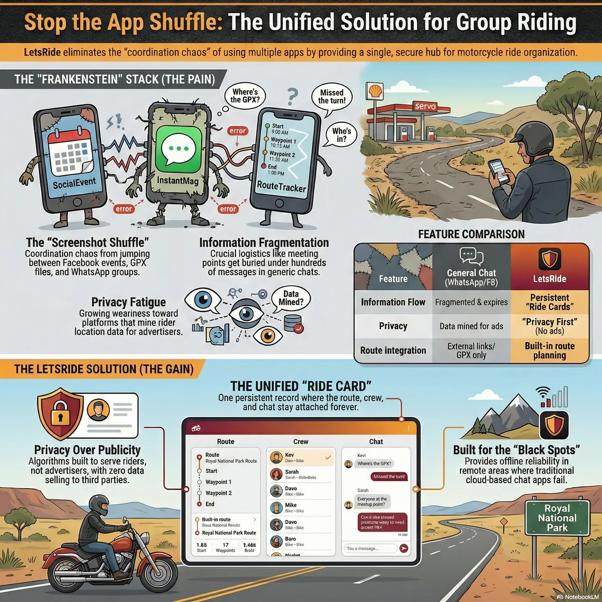 LetsRide: The All-in-One Command Centre for Australian Riders